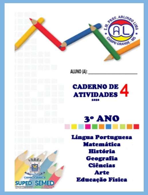 Caderno de Atividades 4 • Todas Disciplinas - 3º Ano