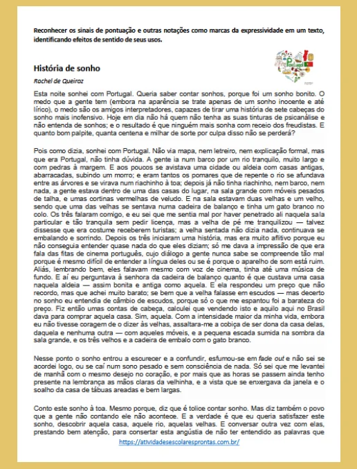 Atividade - Identificar relações lógico-discursivas entre partes de um texto II