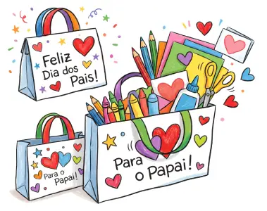 Dia dos Pais – Atividade Lúdica de Recorte e Montagem