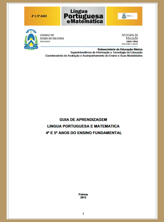 Apostila SALTO – Português e Matemática 4° e 5° anos Ensino Fundamental I