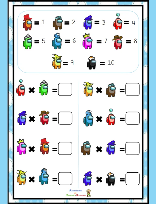 Matemática • Multiplicar - Ensino fundamental 1