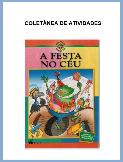 Atividade • Coletânea de Atividades - Texto: A festa no céu
