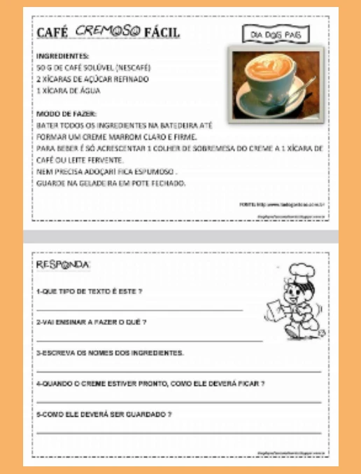 Atividades • Dia dos Pais