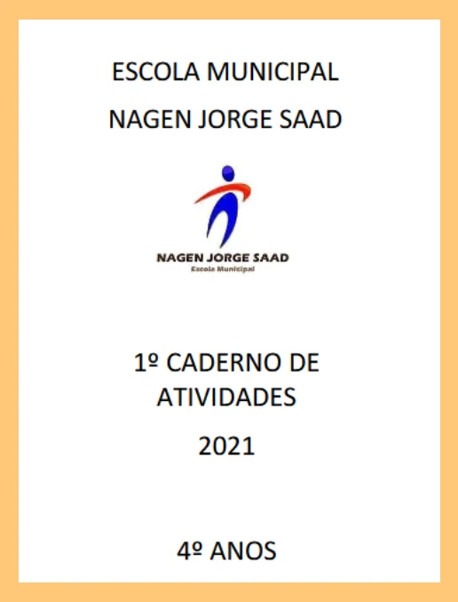 1º Caderno de Atividades – 4º Anos Iniciais
