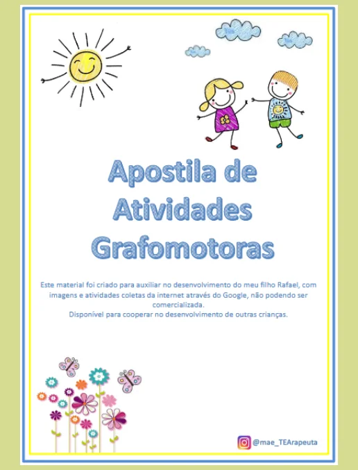 Apostila de Atividades Grafomotoras - 1º ano
