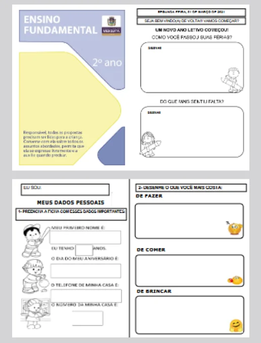 Atividades • 2º ano Ensino Fundamental