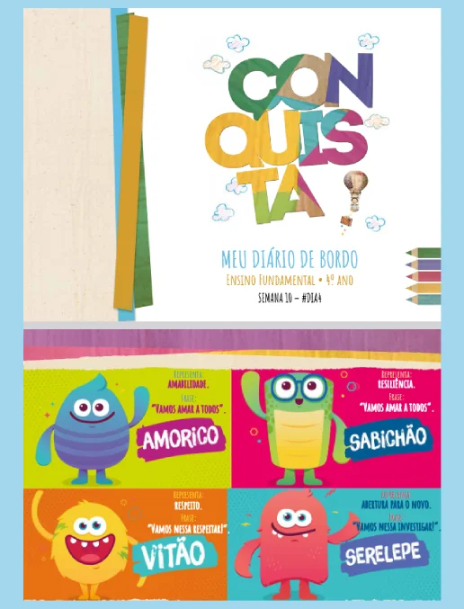 Conquista • Meu Diário de bordo • 4º Anos Iniciais