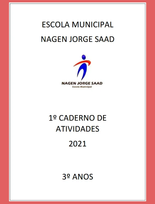 1º Caderno de Atividades – 3º ano
