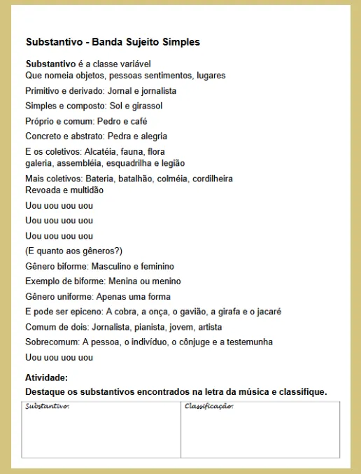 Aubstantivos - Banda Sujeito Simples