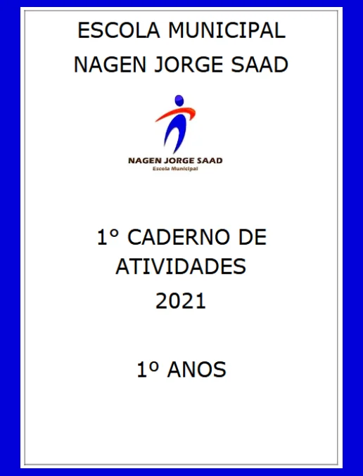 Caderno de Atividades - Todas disciplinas -Anos iniciais