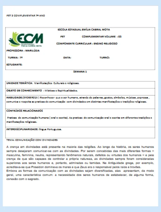 ensino religioso 7o ano