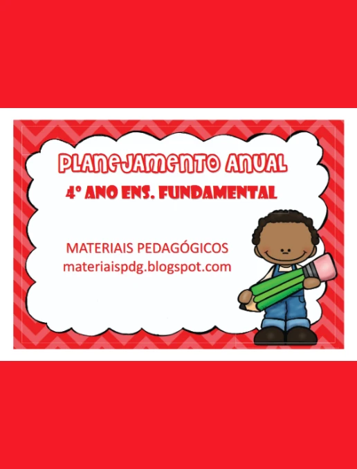 Planejamento Anual – 4º ano do Ens. Fundamental