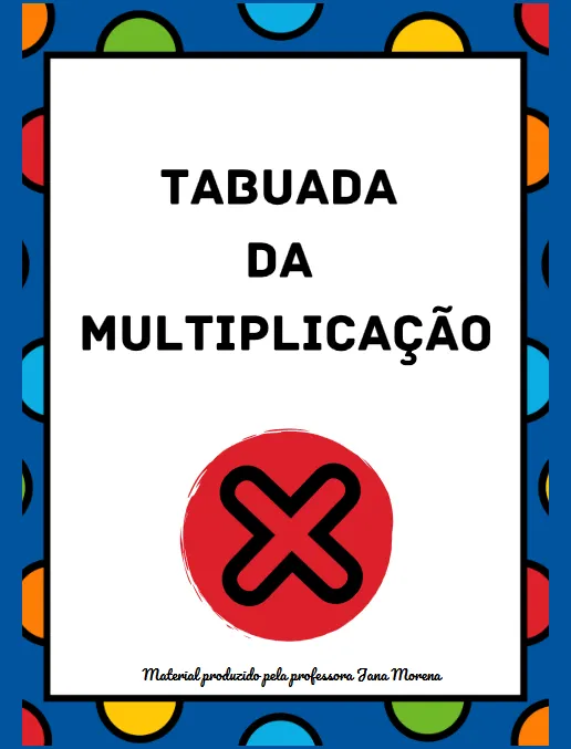 Caderno • Tabuada da Multiplicação -1º ano