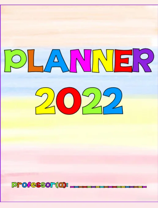 CALENDÁRIO –  Planner 2022