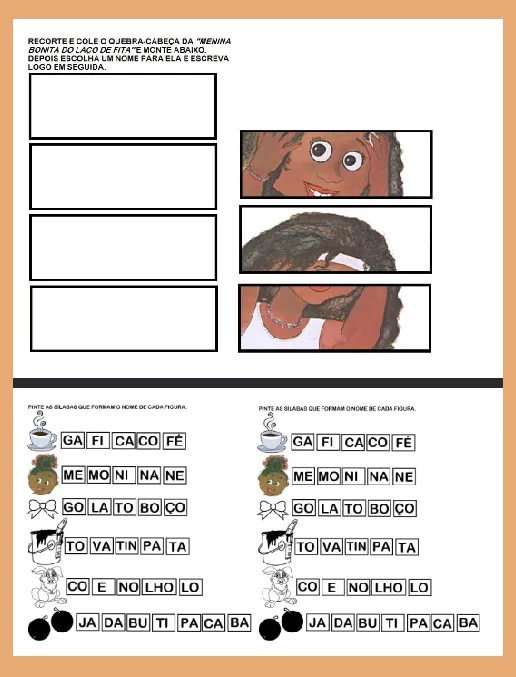 Consciência Negra • A menina bonita do laço de fita - Conto e Atividades