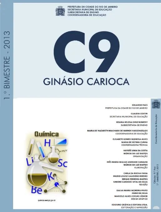 Ginásio Carioca - Ciências 9º Ano - 1° bimestre