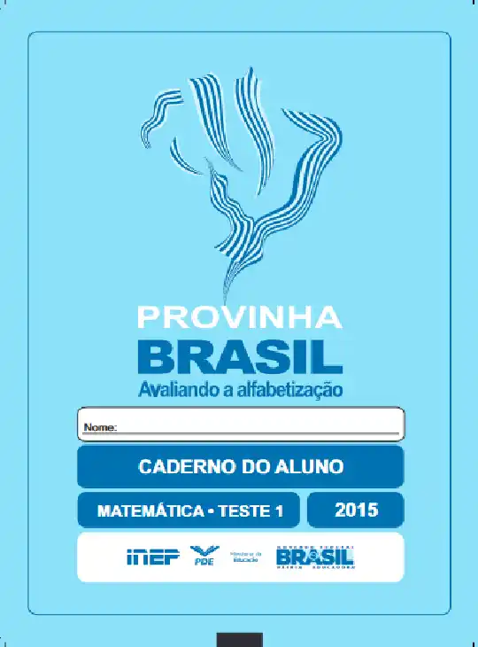 Provinha Brasil • Caderno do Aluno – Matemática Teste 1 -azul 2015