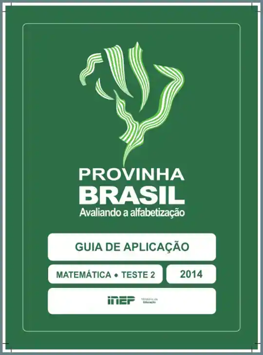 Provinha Brasil • Guia de Aplicação – Matemática Teste 2 -verde escuro 2014