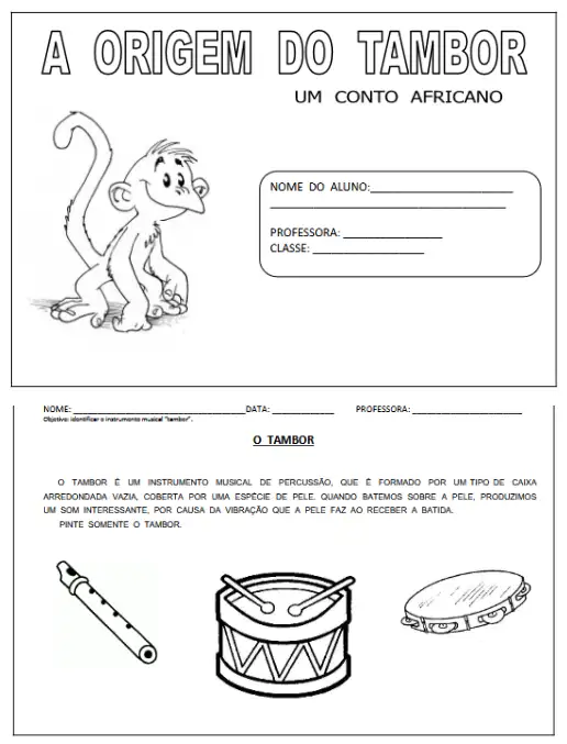 Consciência Negra • A Origem do Tambor - Conto Africano