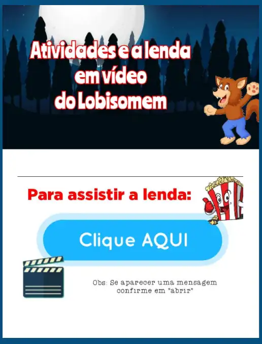 Lobisomem - Lenda em Vídeo e Atividades
