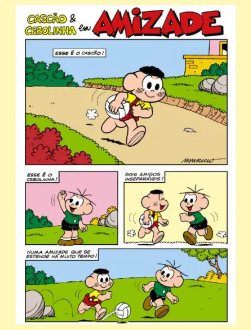 Atividade • Tirinha - Cascão e Cebolinha