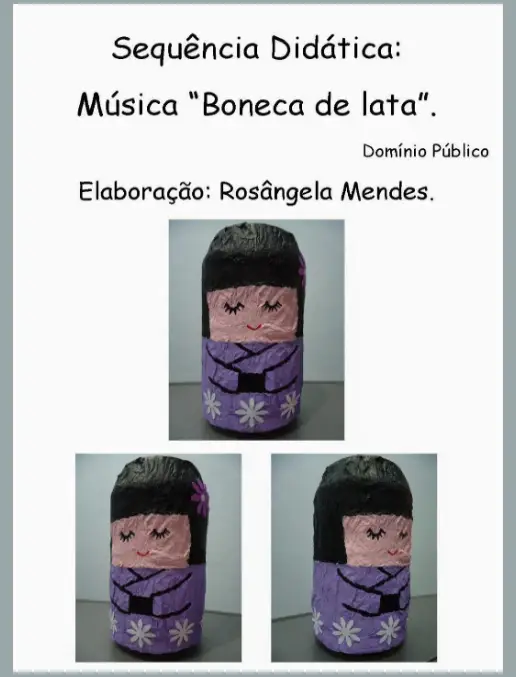 Sequência Didática - Boneca de lata