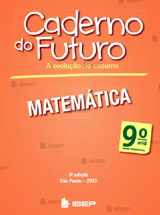 Caderno do Futuro • Matemática 9° ano - Professor