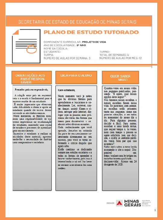 Ens Fundamental 6° ano