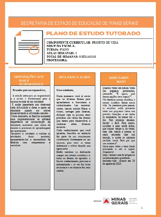 Ens Fundamental 8° ano