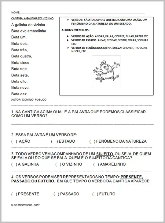 Atividades • Língua Portuguesa -5º ano EF1