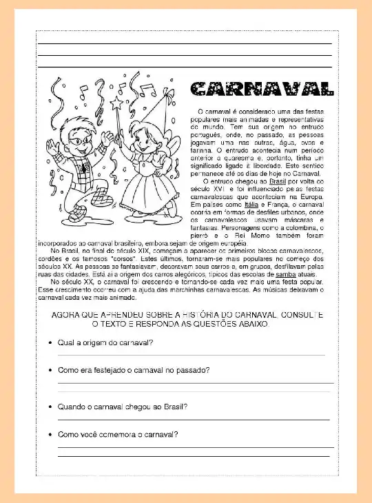 Coletanea Carnaval • Atividades para o Ens Fundamental 1