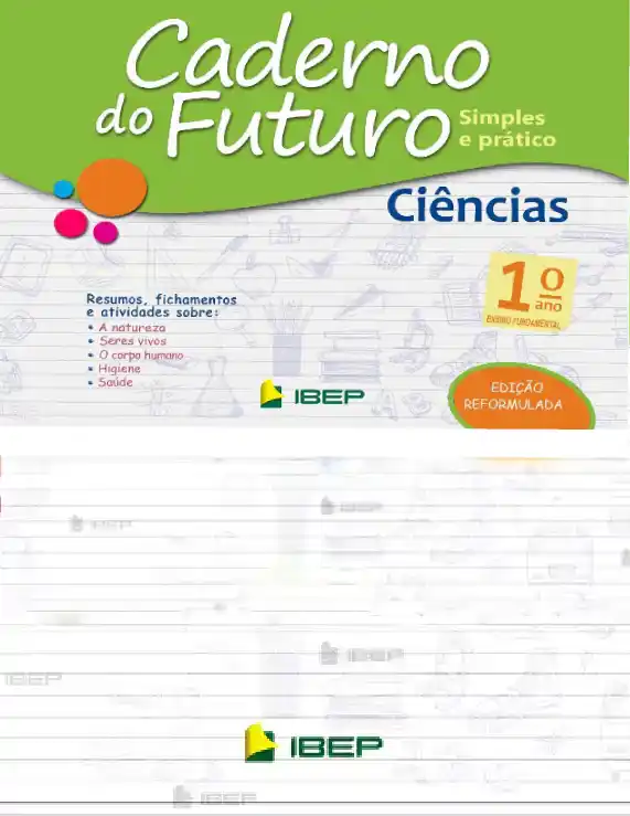 Caderno do Futuro • Ciências 1º ano – Professor