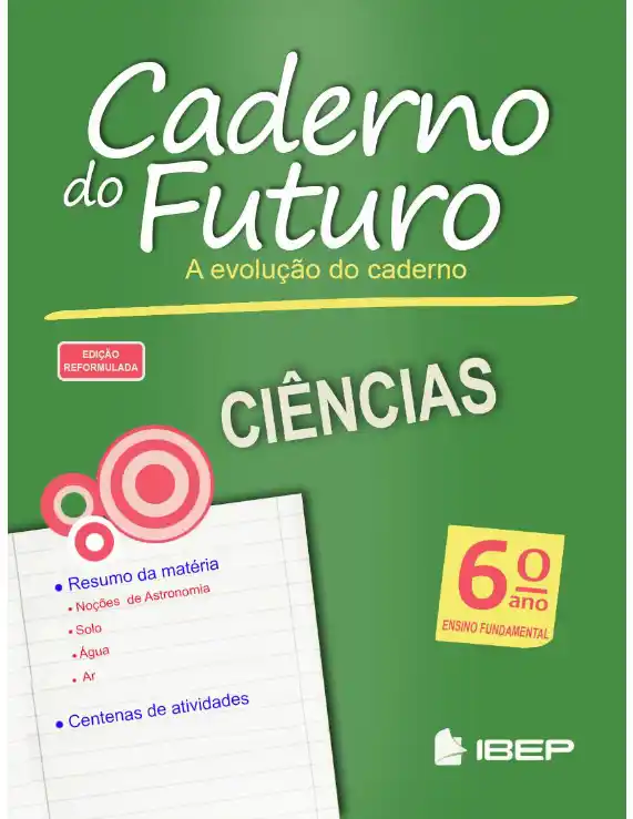 Caderno do Futuro • Ciências 6° ano - Professor