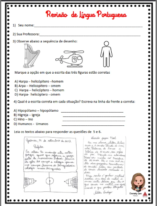 Língua Portuguesa • Revisão - Anos Finais