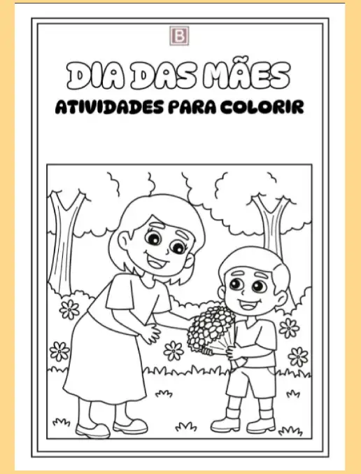 Dia das Mães • Atividades para Colorir