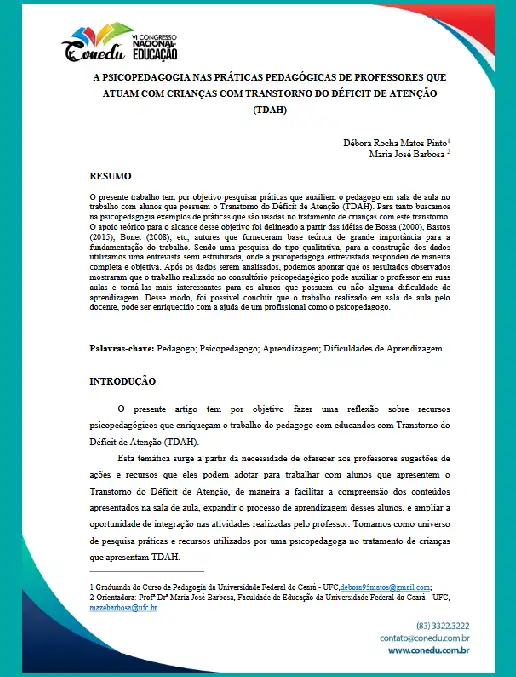 Psicopedagogia e TDAH • Práticas Eficazes para Professores