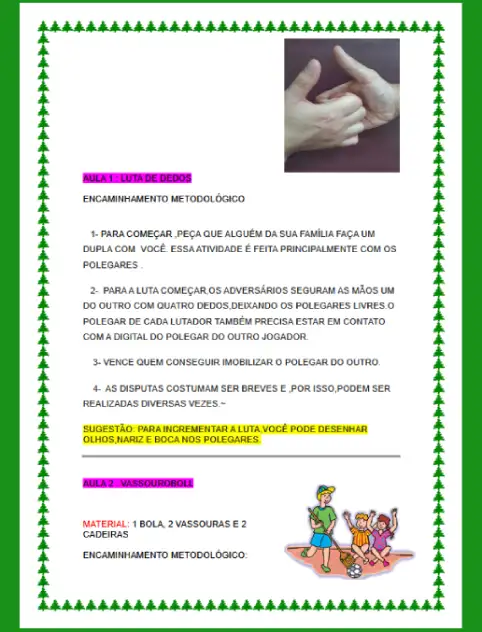 Atividade Dinâmica • Dez Jogos Infantis