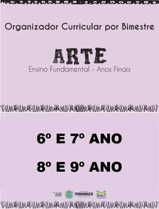 Arte • Organizador Curricular - EF - Anos Finais