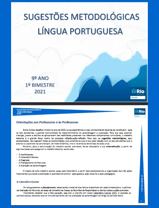 Língua Portuguesa • Sugestões Metodológias 9° Ano