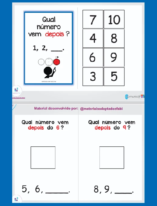 Atividades • Matemática 1° Ano Fundamental 