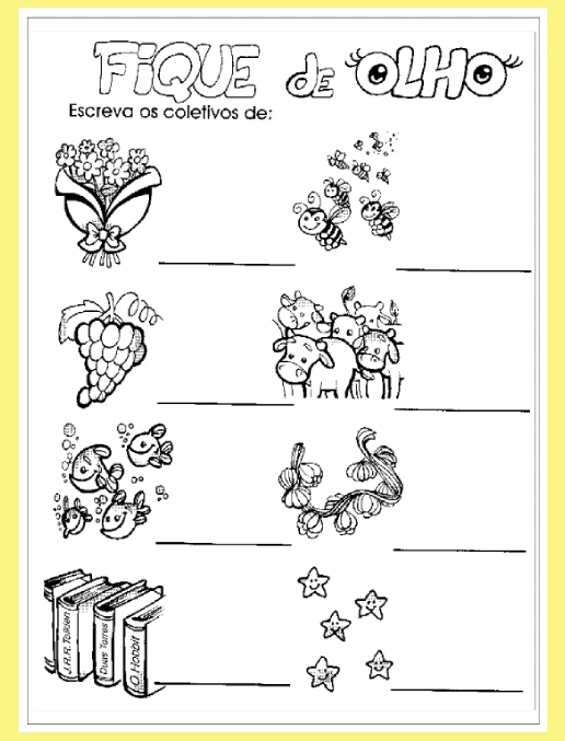 Atividades • Alfabetização 