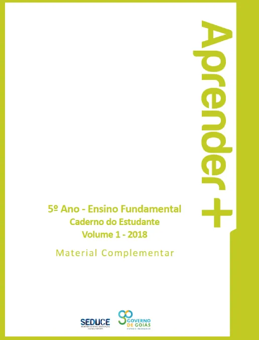 Aprender + • Caderno do Estudante 5ª Ano – Ensino Fundamental Vol 1