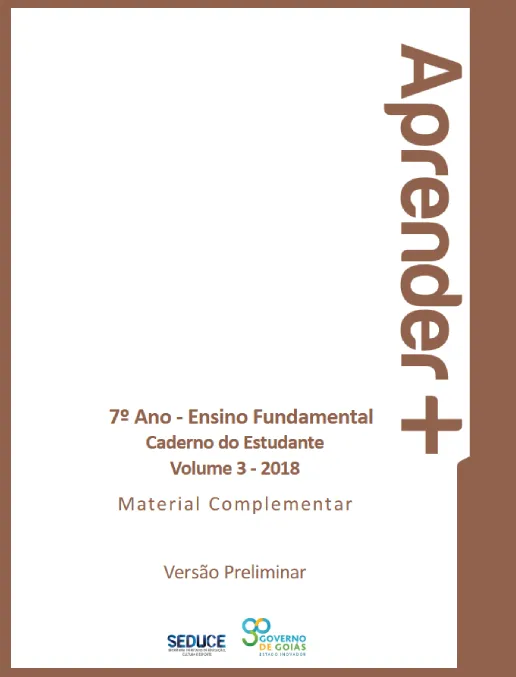 Aprender + • Caderno do Estudante 7° Ano – Ensino Fundamental Vol 3