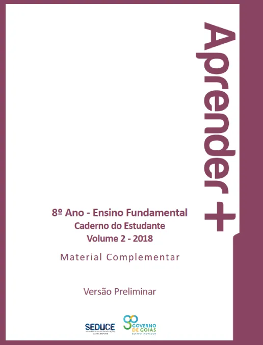 Aprender + • Caderno do Estudante 8° Ano – Ensino Fundamental Vol 2