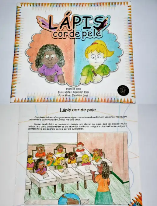 Lápis Cor de Pele Atividade sobre Diversidade e Respeito