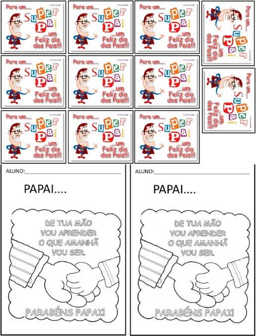 Atividades e Lembrancinhas Lúdicas para o Dia dos Pais