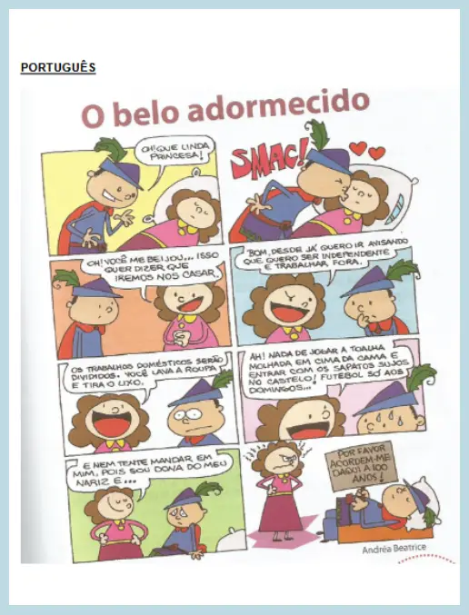  Interpretação de Tirinhas, Ortografia e Onomatopeias