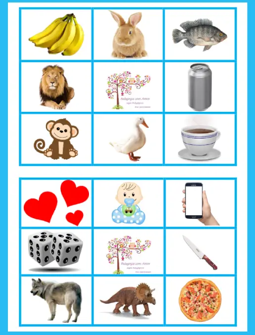 Jogo Lúdico de Alfabetização - Imagens e Vocabulário para Sala de Aula