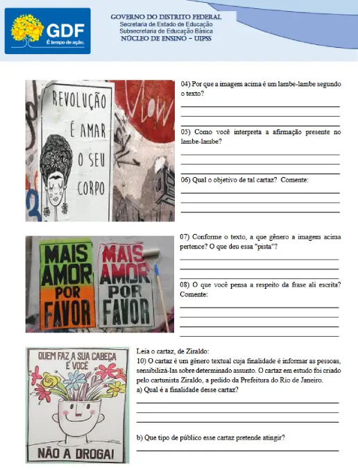Ativ Arte do Lambe-lambe Compreensão e Arte Urbana