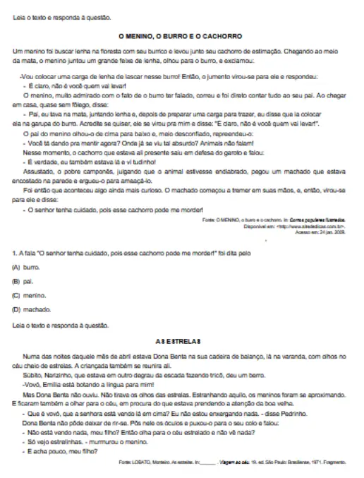 Atividades de Interpretação de Texto Diversidade de Gêneros